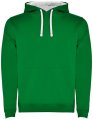 Heren Hoodie Urban Rolly SU1067 kelly green-wit